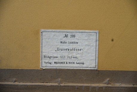 Historischer Kunstdruck, Leistikow, Walter, "Grunewaldsee"