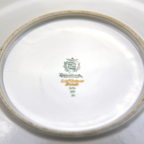 Barocker Zierteller Weimarer Porzellan (echt Kobald)