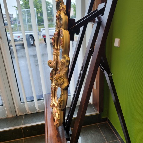 Meissener Porzellanspiegel Engel und Blumen Cherub Akzente - Rokoko-Stil