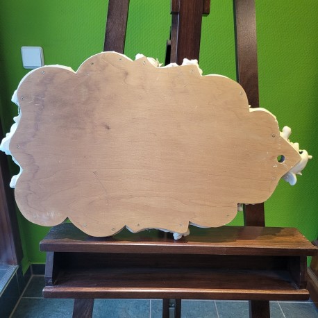 Meissener Porzellanspiegel Engel und Blumen Cherub Akzente - Rokoko-Stil