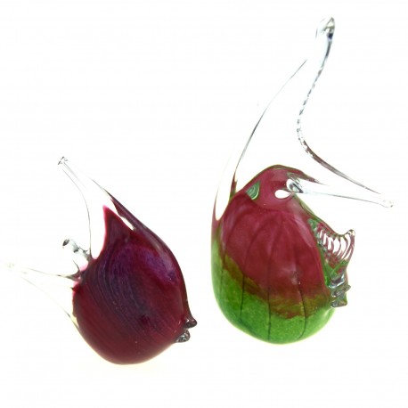 Fische "100 Jahre Ozeanographisches Museum Monaco" 1989 Murano Glas