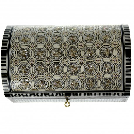 Ägyptische Schmuckschatulle mit Perlmuttintarsien