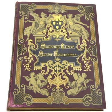 MODERNE KUNST in Meister-Holzschnitten nach Gemälden und Sculpturen berühmter Meister der Gegenwart. III. Band, 1895