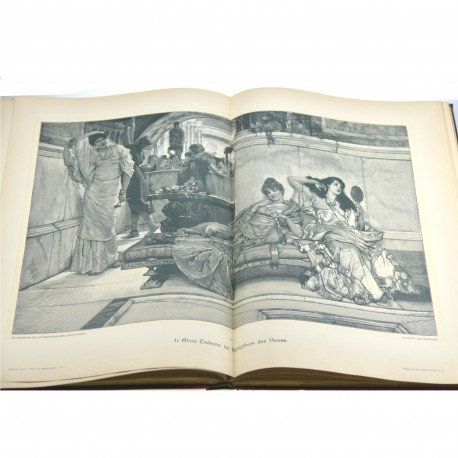 MODERNE KUNST in Meister-Holzschnitten nach Gemälden und Sculpturen berühmter Meister der Gegenwart. III. Band, 1895