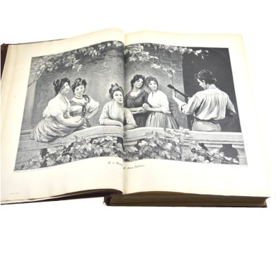 MODERNE KUNST in Meister-Holzschnitten nach Gemälden und Sculpturen berühmter Meister der Gegenwart. XVIII. Band, 1895