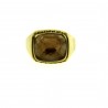 Herren Gold Ring mit Rauchtopas, 8 kt./333
