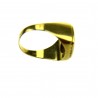 Herren Gold Ring mit Rauchtopas, 8 kt./333