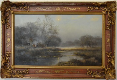 Verträumte Moorlandschaft, Gerhard Geidel, 1980