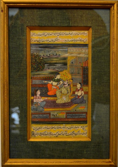 Indische Moghul Miniaturmalerei No. 1, ca. 1920
