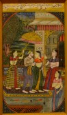 Indische Moghul Miniaturmalerei No. 2, ca. 1920
