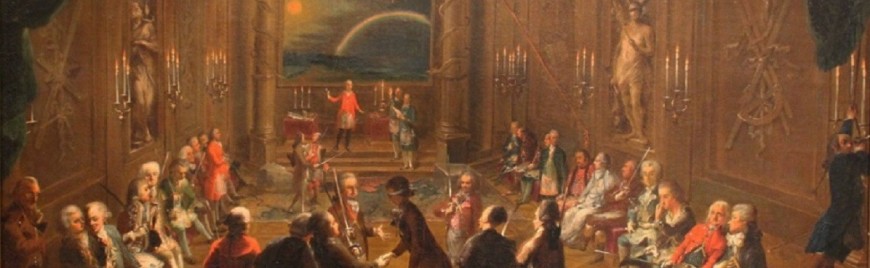 Gemälde mit Motiven Freimaurer, Templer, Illuminaten, mystisch